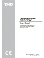 T&D TR-71W User Manual preview