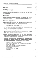 Предварительный просмотр 154 страницы Tandy 1000 MS-DOS Reference Manual