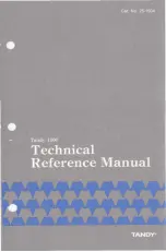 Tandy 1000 MS-DOS Technical Reference Manual preview