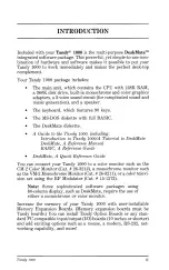 Preview for 8 page of Tandy 1000 MS-DOS User Manual