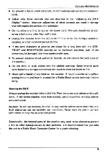 Preview for 11 page of Tandy CM-5 Owner'S Manual