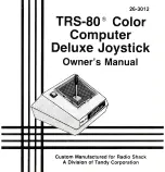 Предварительный просмотр 1 страницы Tandy TRS-80 Model II Owner'S Manual