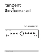 Tangent AMP-200 Service Manual preview