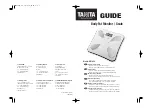 Предварительный просмотр 1 страницы Tanita UM-050 Manual