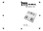 Tanita UM-051 Instruction Manual preview