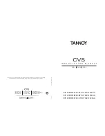 Tannoy CVS 8 Installation Manual preview