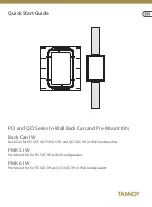 Tannoy PCI Series Quick Start Manual preview