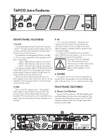 Предварительный просмотр 8 страницы Tapco pmn Owner'S Manual