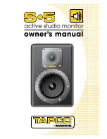 Preview for 1 page of Tapco S-5 Owner'S Manual