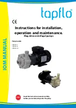 TapFlo CTM Series Instructions For Installation, Operation And Maintenance preview
