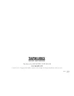 Preview for 24 page of Tapworks Ultra 9 User And Installation Instructions Manual