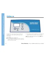 Preview for 22 page of Tapworks Ultra 9 User And Installation Manual