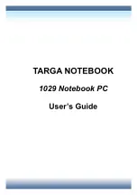 Preview for 1 page of Targa 1029 User Manual