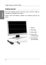 Preview for 7 page of Targa 22" User Manual And Service Information