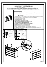 Target Furniture LV199.B61 Assembly Instructions preview