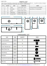 Предварительный просмотр 3 страницы Target CUBX CBX-CU168 Assembly Instructions Manual