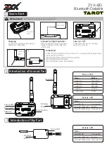 Preview for 1 page of Tarot ZYX-BD Quick Start Manual