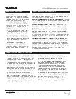 Preview for 2 page of Tascam 122MKIII Technical Documentation