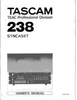 Tascam 238 Owner'S Manual preview