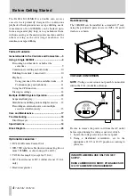 Preview for 4 page of Tascam 302mkII Owner'S Manual