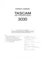 Предварительный просмотр 66 страницы Tascam 3030 Service Manual