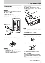 Предварительный просмотр 15 страницы Tascam BB-800 Owner'S Manual