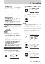 Предварительный просмотр 25 страницы Tascam BB-800 Owner'S Manual