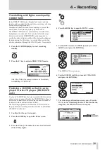 Предварительный просмотр 29 страницы Tascam BB-800 Owner'S Manual