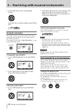 Предварительный просмотр 36 страницы Tascam BB-800 Owner'S Manual