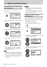 Предварительный просмотр 42 страницы Tascam BB-800 Owner'S Manual