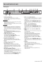 Preview for 11 page of Tascam BD-MP1 Owner'S Manual