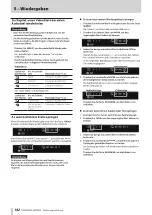 Preview for 162 page of Tascam BD-MP1MKII Owner'S Manual