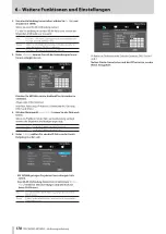 Preview for 170 page of Tascam BD-MP1MKII Owner'S Manual