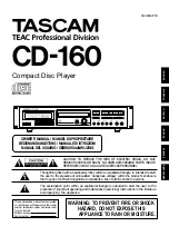 Tascam CD-160 Owner'S Manual preview