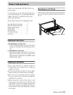 Предварительный просмотр 5 страницы Tascam CD-450 CD-450 Owner'S Manual