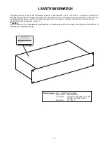 Preview for 2 page of Tascam CD-RW2000 Service Manual