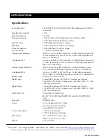 Preview for 3 page of Tascam CD-RW901SL Technical Documentation