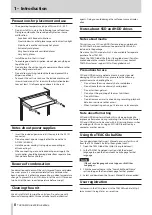 Preview for 8 page of Tascam DA-6400 Owner'S Manual