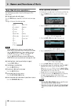 Preview for 16 page of Tascam DA-6400 Owner'S Manual