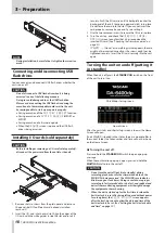 Preview for 18 page of Tascam DA-6400 Owner'S Manual