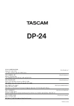 Preview for 108 page of Tascam Digital Portastudio DP-24 Owner'S Manual