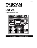 Tascam DM-24 Release Notes preview