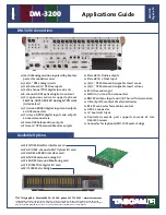 Preview for 4 page of Tascam DM-3200 Application Manual