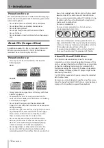 Предварительный просмотр 10 страницы Tascam DP-32 Digital Portastudio Owner'S Manual