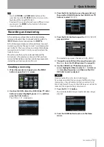 Предварительный просмотр 13 страницы Tascam DP-32 Digital Portastudio Owner'S Manual