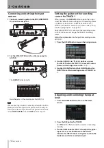 Предварительный просмотр 14 страницы Tascam DP-32 Digital Portastudio Owner'S Manual