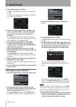 Предварительный просмотр 16 страницы Tascam DP-32 Digital Portastudio Owner'S Manual