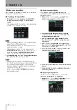 Предварительный просмотр 18 страницы Tascam DP-32 Digital Portastudio Owner'S Manual