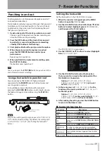 Предварительный просмотр 49 страницы Tascam DP-32 Digital Portastudio Owner'S Manual