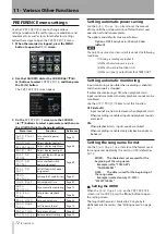 Предварительный просмотр 72 страницы Tascam DP-32 Digital Portastudio Owner'S Manual